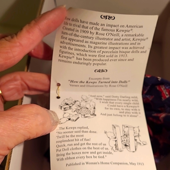 Kewpie "3 Cheers" 8" Doll--NEW - Picture 7 of 12